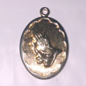Gold Serenity Prayer Pendant